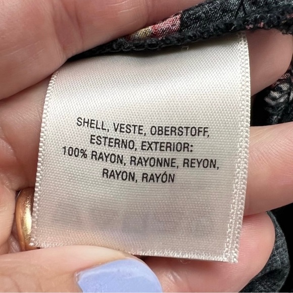 Maeve Anthropologie Skort Shorts Pleated Front Floral - Picture 5 of 5